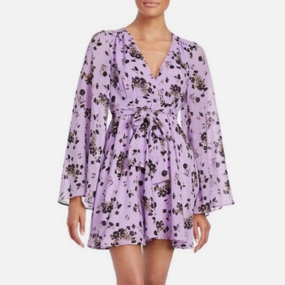 Free People Dresses & Skirts - NWOT Free People lavender floral mini dress